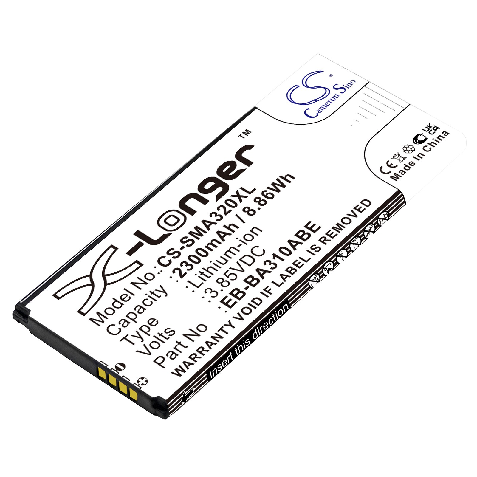 Batteri for SmartPhone, Mobil for Samsung Galaxy A3 2016, Galaxy A3 2016 LTE og andre.