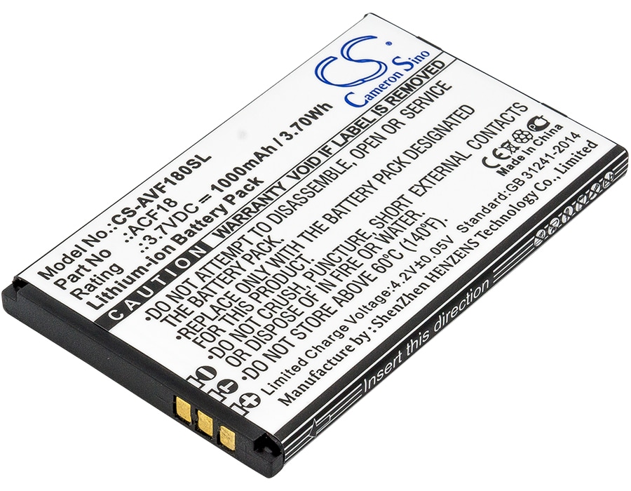 Batteri til smarttelefon, mobil til Archos F18