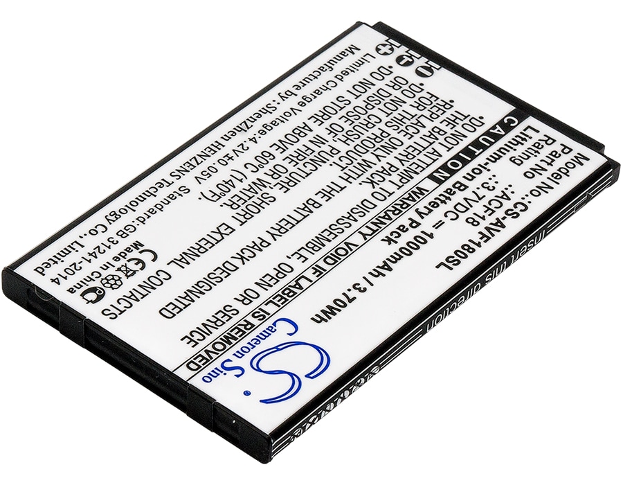Batteri til smarttelefon, mobil til Archos F18