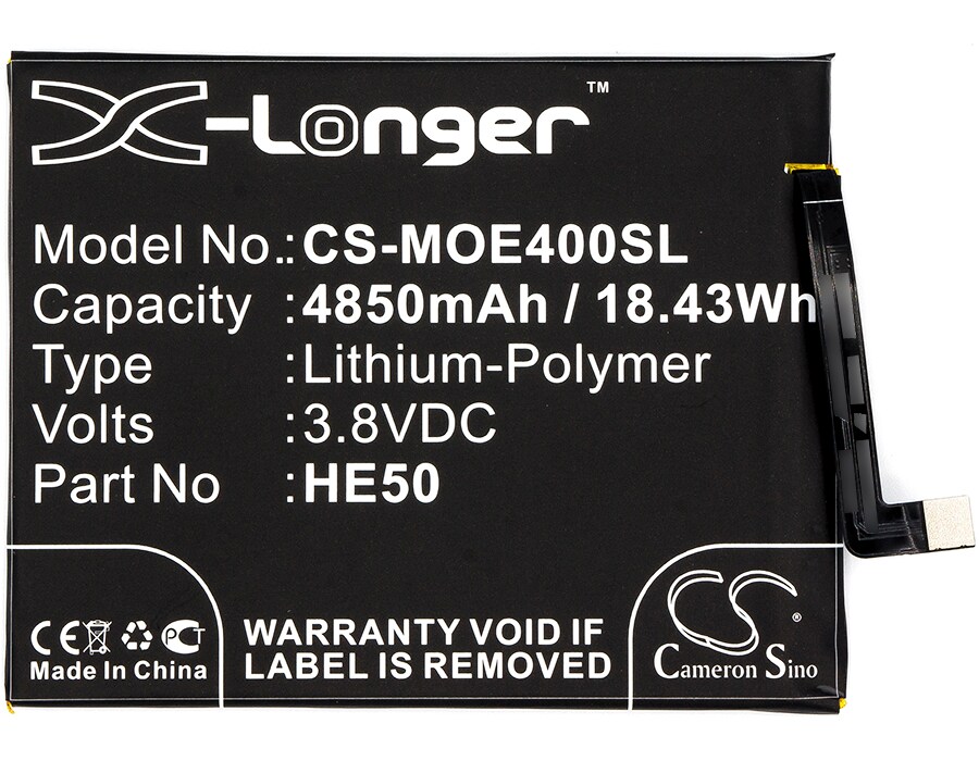 Batteri for SmartPhone, Mobil for Motorola Moto E4 Plus, XT1770, XT1771 og andre.