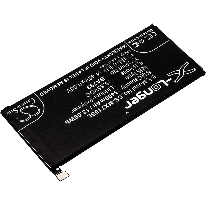 Batteri for smarttelefon, mobil for Meizu Pro 7 Plus, M793Q