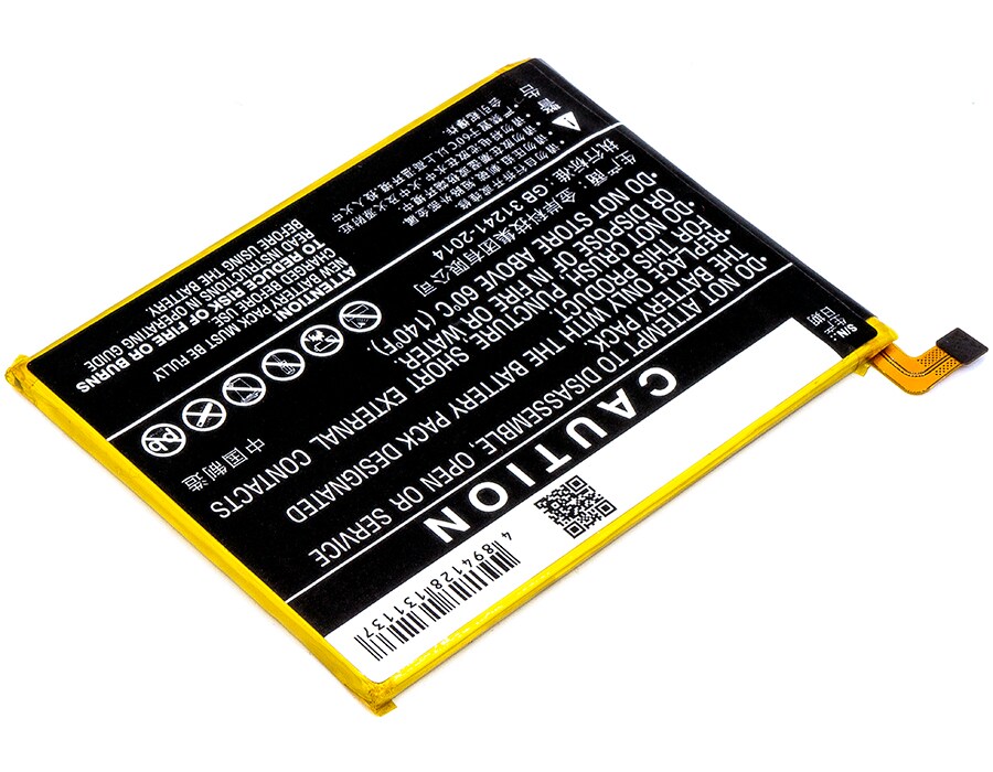 Batteri for smarttelefon, mobil for ZTE Blade V8, BV0800