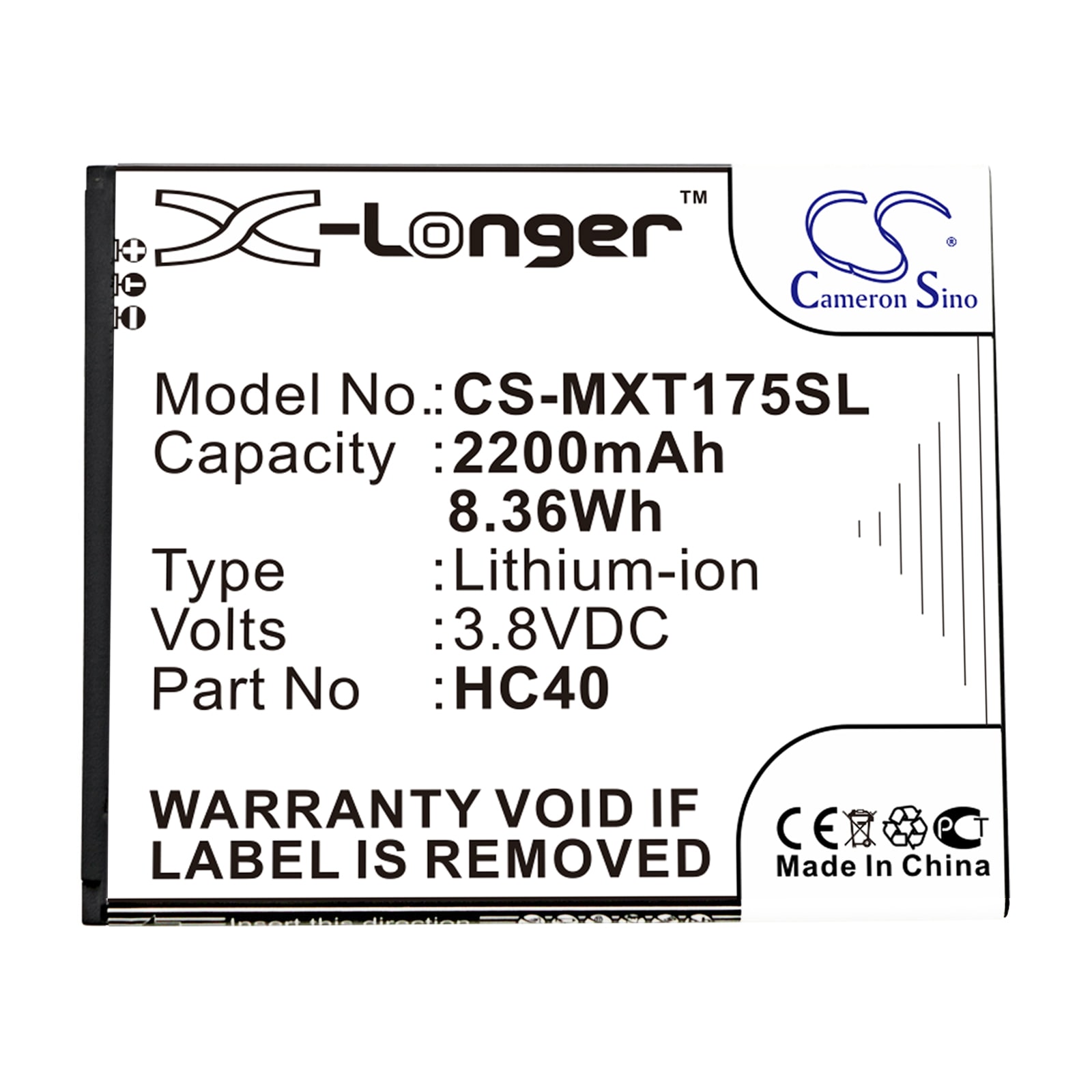 Batteri for SmartPhone, Mobil for Motorola Moto C, Moto C Dual SIM og andre.