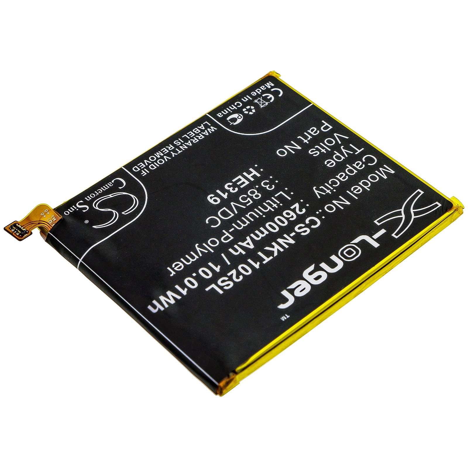 Batteri for SmartPhone, Mobil for Nokia Nokia 3, TA-1020, TA-1028 og andre.