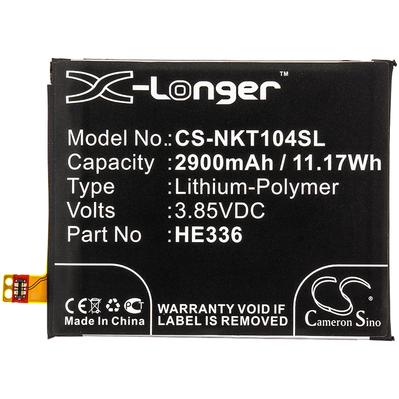 Batteri for SmartPhone, Mobil for Nokia Nokia 5, 5 Dual SIM, 5 Dual SIM TD-LTE og andre.