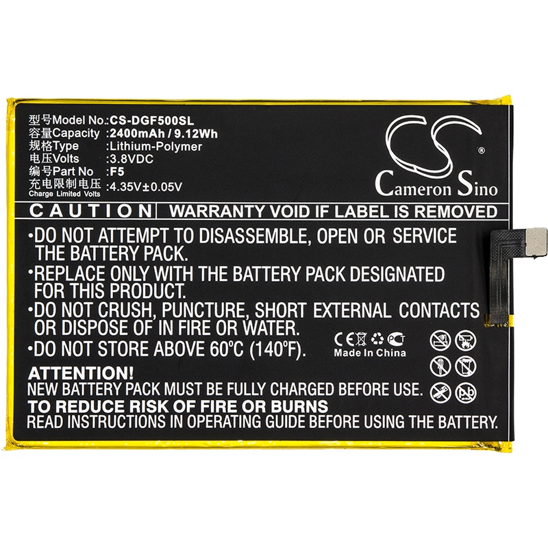 Batteri for SmartPhone, Mobil for Doogee F5