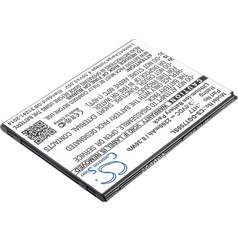 Batteri for smarttelefon, mobil for Doogee T7, T7 Pro, Homtom HT7