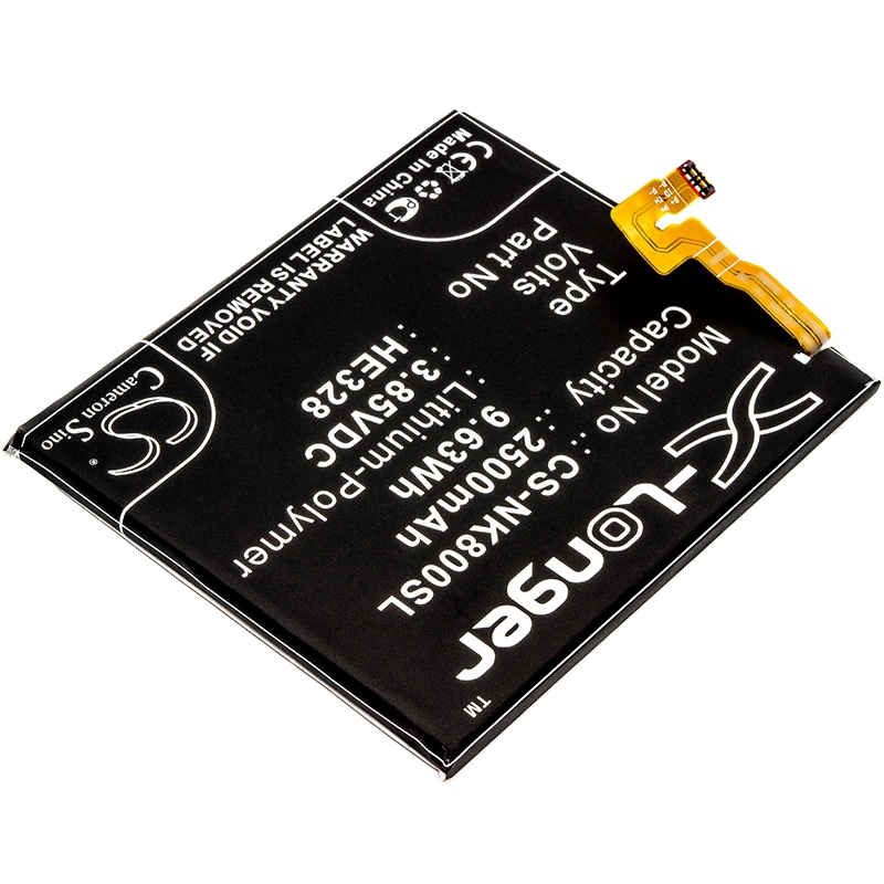 Batteri for SmartPhone, Mobil for $ 0000080n 8, 8 Global Dual SIM og andre.