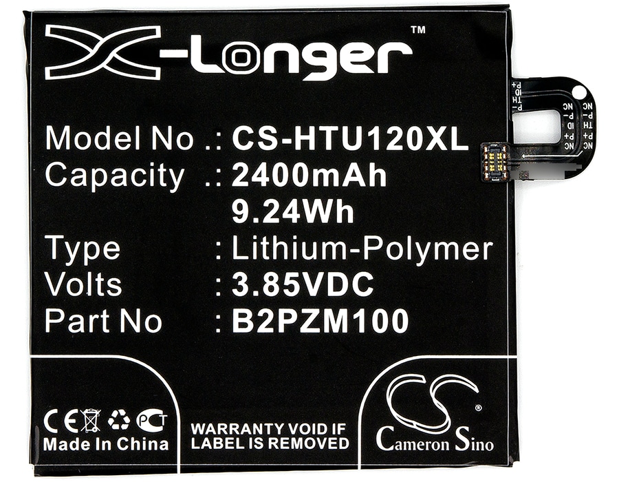 Batteri for SmartPhone, Mobil for HTC U Play, U Play TD-LTE, U Play TD-LTE Dual SIM osv.