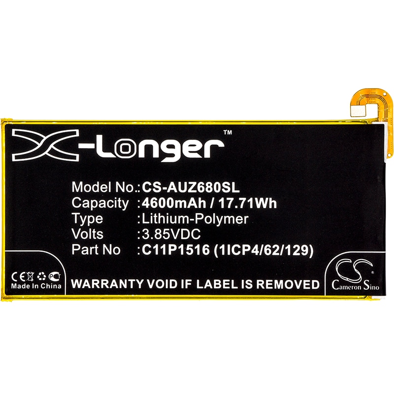 Batteri for SmartPhone, Mobil for Asus ZenFone 3 Ultra, ZenFone 3 Ultra Dual SIM