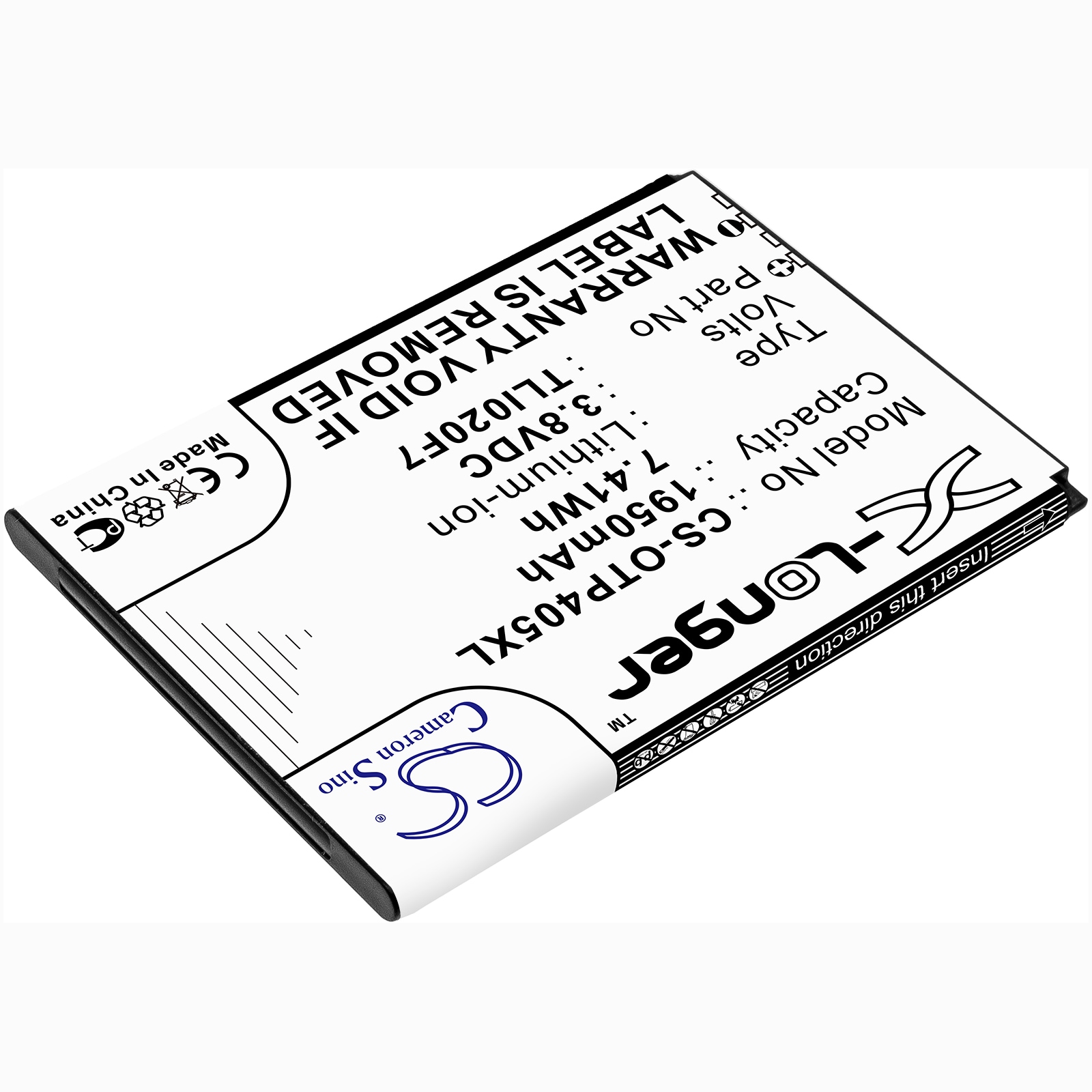 Batteri for SmartPhone, Mobil for Alcatel One Touch Pixi 4 5, One Touch Pixi 4 (5) og andre.