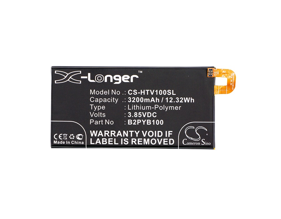 Batteri for SmartPhone, Mobil for HTC 10 Evo, 10 Evo TD-LTE, M10f og andre.
