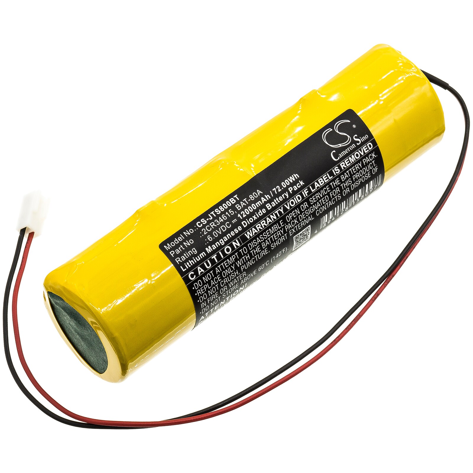 Batteri for alarmsystem for Jablotron JA-80A, OASiS JA-80A, Indexa 8000A