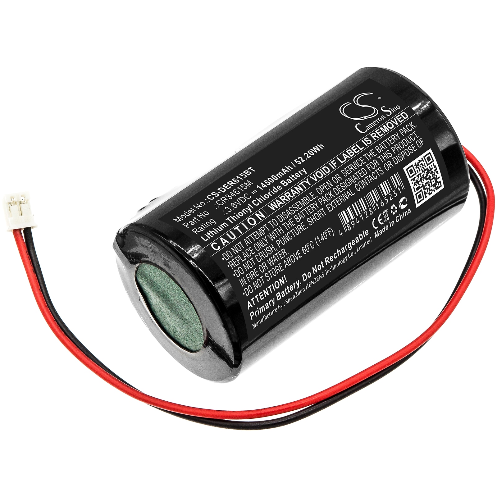 Batteri til alarmsystem for Pyronix Enforcer Delta Table Sirene Alarm