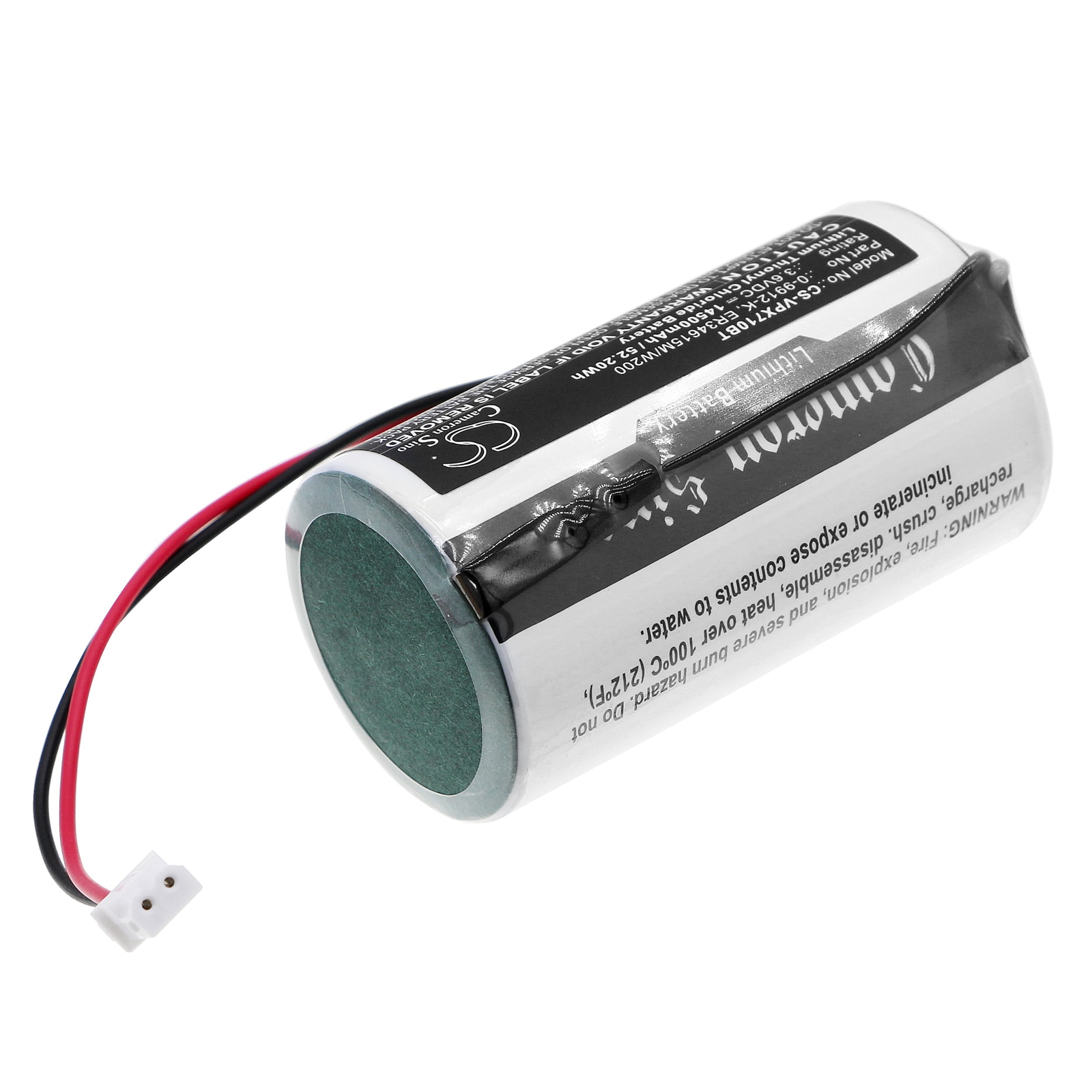 Batteri for alarmsystem for Visonic MC-S710, MC-S720, MCS-730 osv.