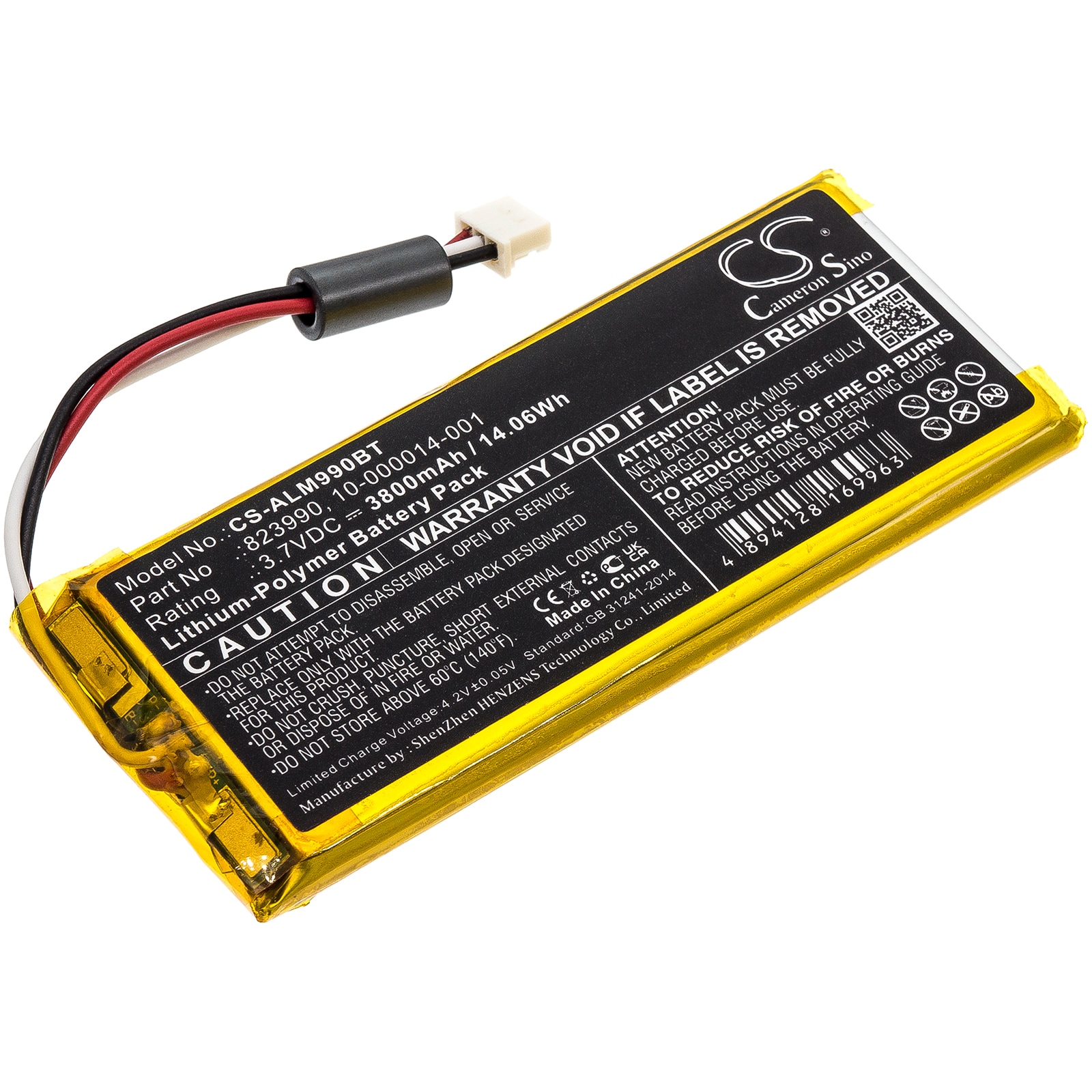Batteri for alarmsystem for ADT Panel SmartThings