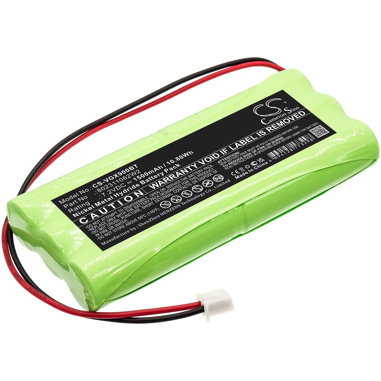 Batteri til alarmsystem for Vesta Composed, GX9ML, Vesta-046 osv.
