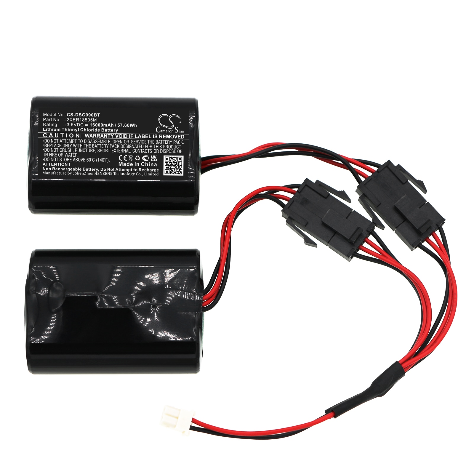Batteri for alarmsystem for Visonic MCS-720B, SR 720 PG2-sirene, SR-740 PG2 og andre.