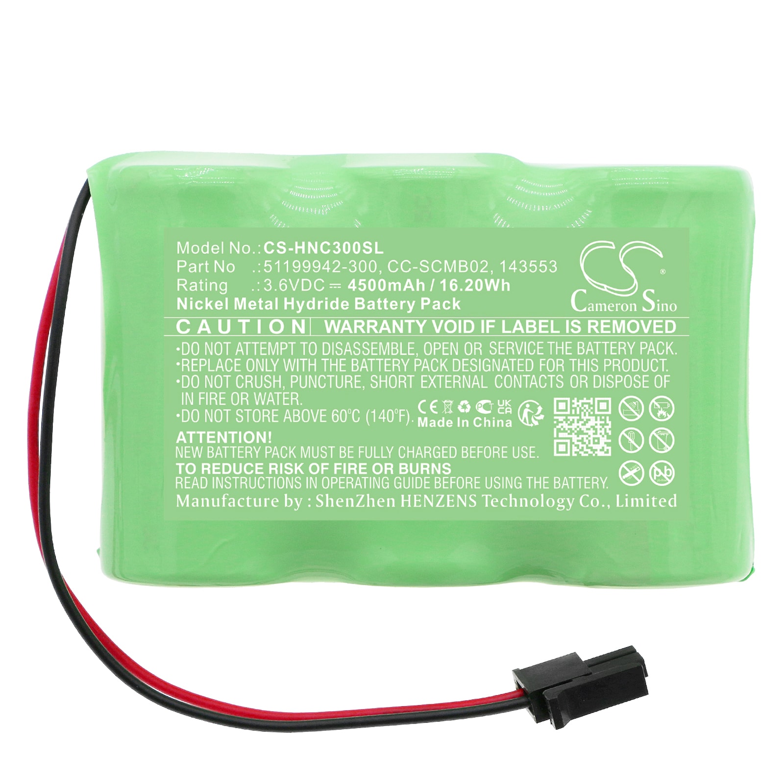Batteri til alarmsystem for Honeywell C300