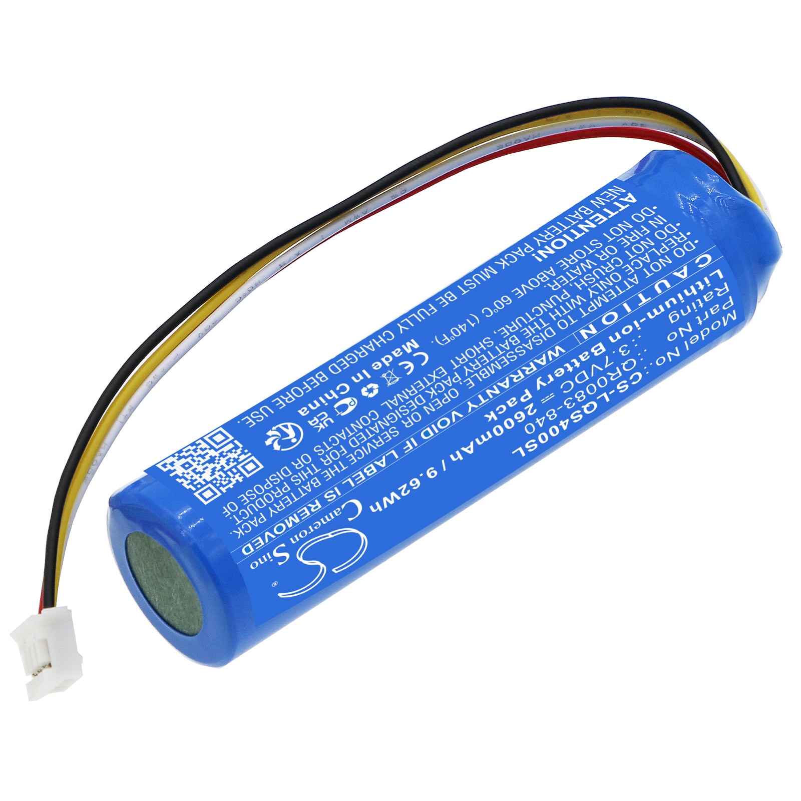 Batteri for alarmsystem for Qolsys IQ Panel 4, IQP4005, IQ Panel 4 PowerG osv.