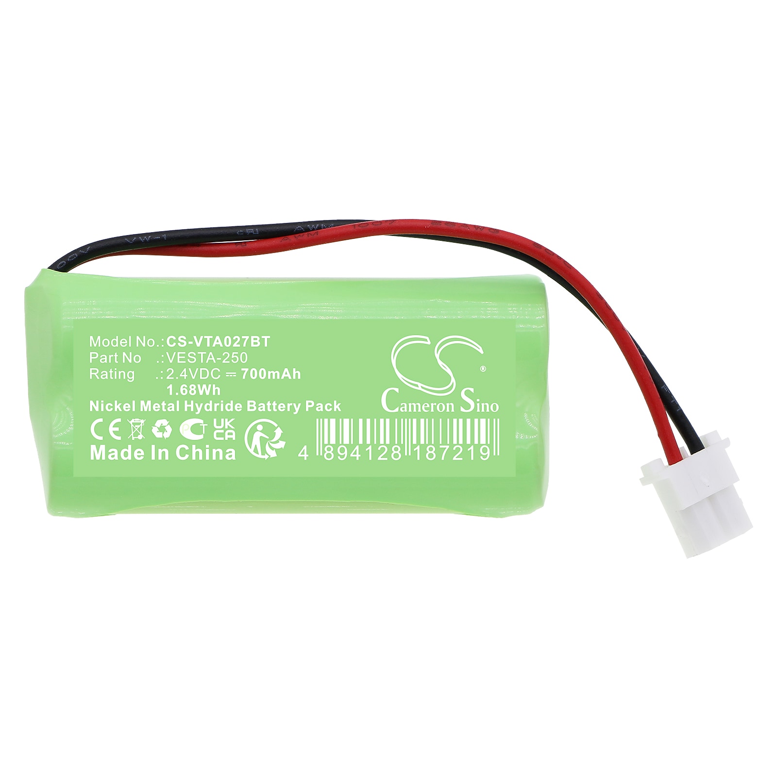 Batteri for alarmsystem for Vesta VESTA-027 HWC-1B-F1, VESTA-224 WEZC-8