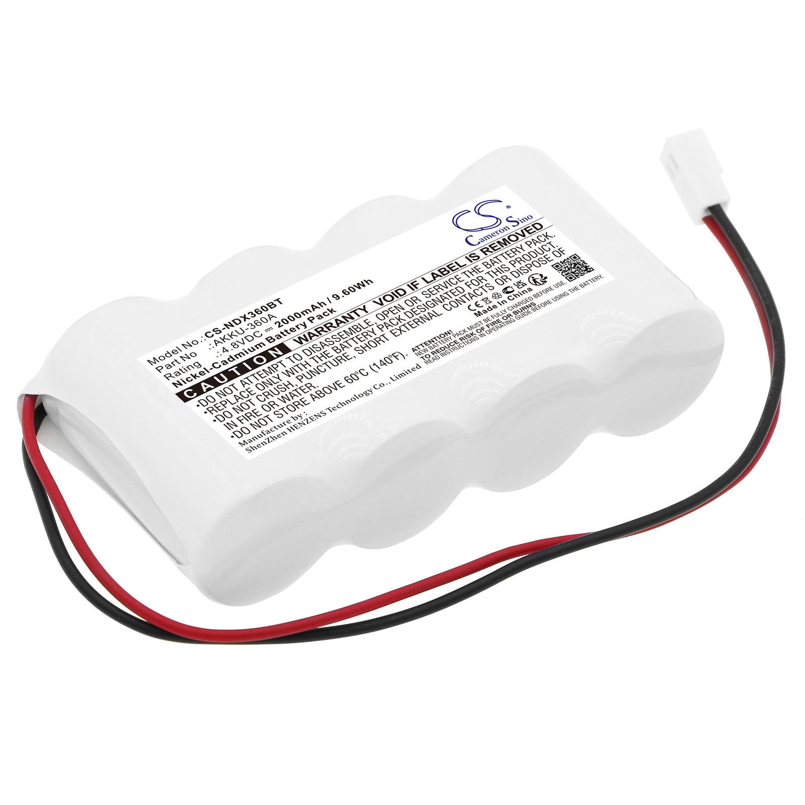 Batteri for alarmsystem for Indexa OS360A, OS365A, 151A og andre.