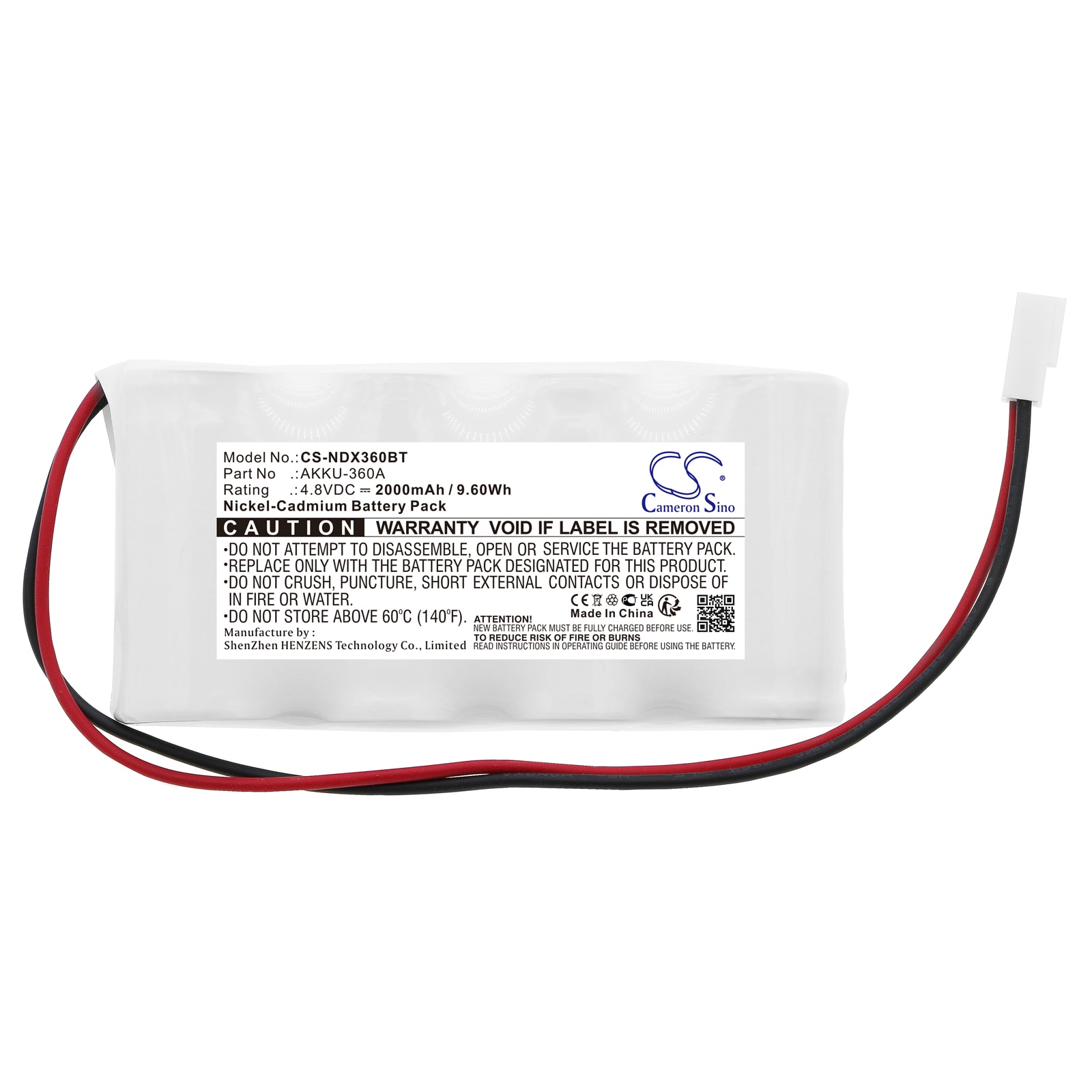 Batteri for alarmsystem for Indexa OS360A, OS365A, 151A og andre.