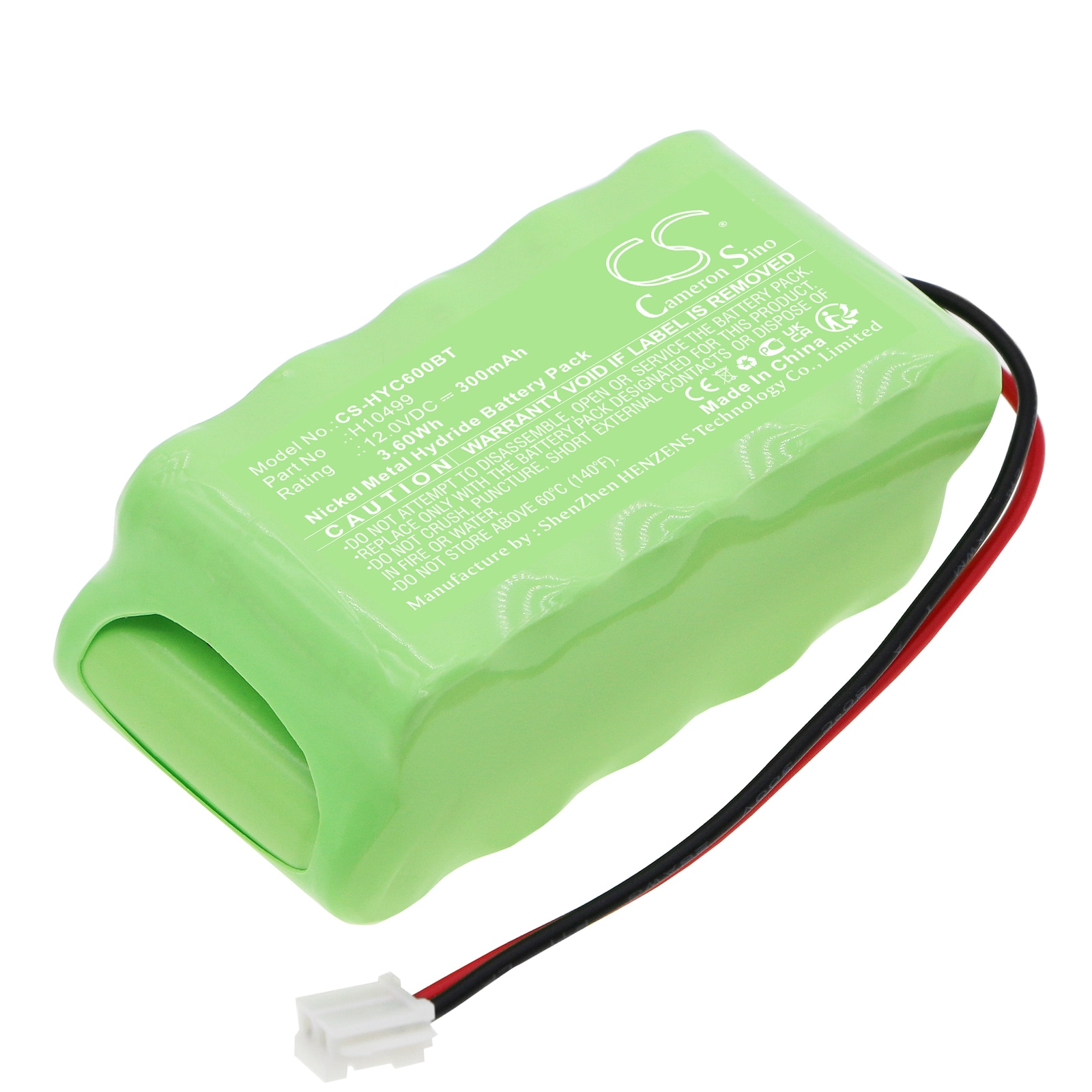 Batteri til alarmsystem for Honeywell SEC-H-600, SEC-H-201