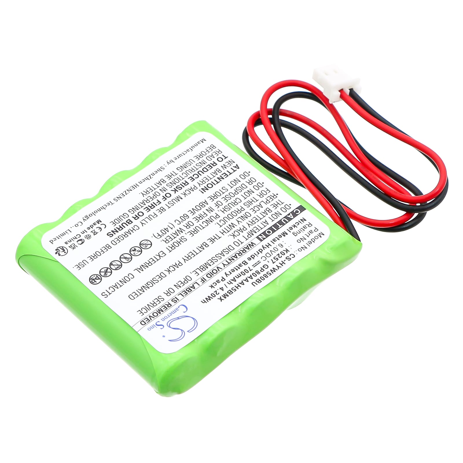 Batteri til alarmsystem for Honeywell 5800RP Wireless, 5800RP Wireless Repeater og andre.