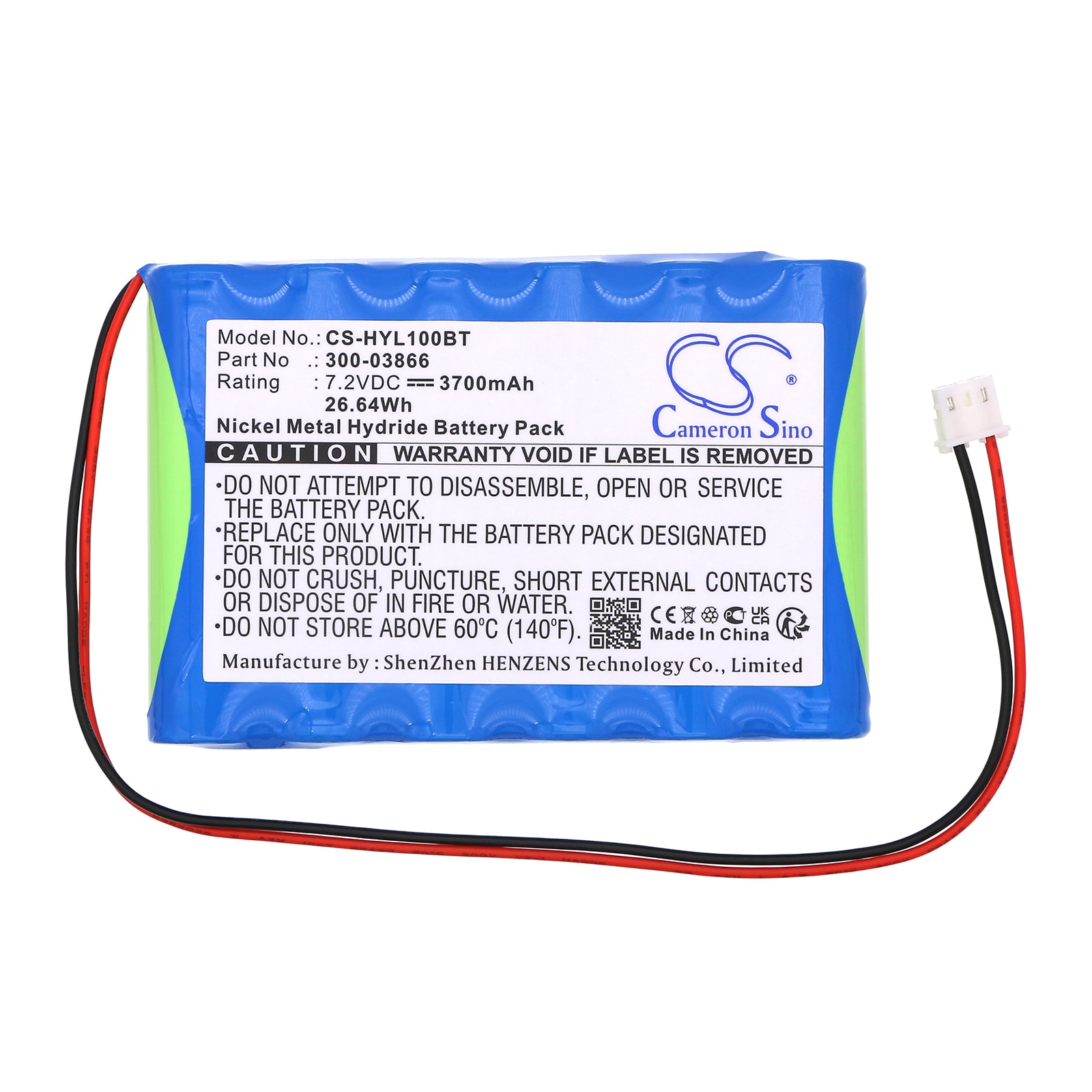 Batteri til alarmsystem for Honeywell Lynx, lynx 5100, lynx 5200 osv.