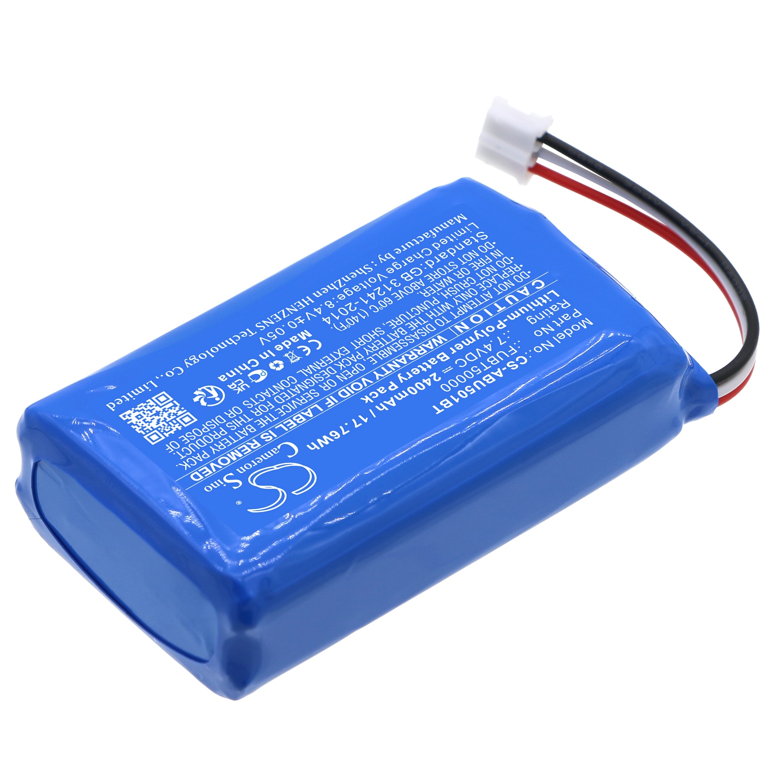 Batteri til alarmsystem for Abus Secvest, FUAA50000, FUAA50100 etc.