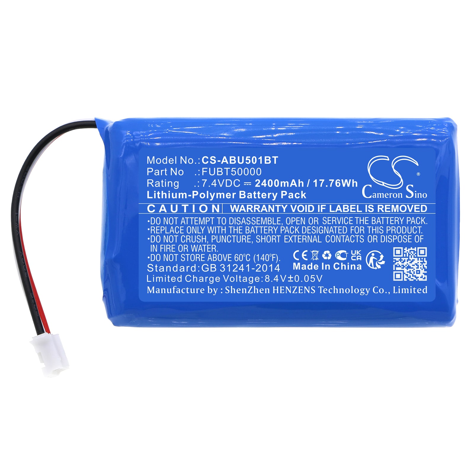 Batteri til alarmsystem for Abus Secvest, FUAA50000, FUAA50100 etc.