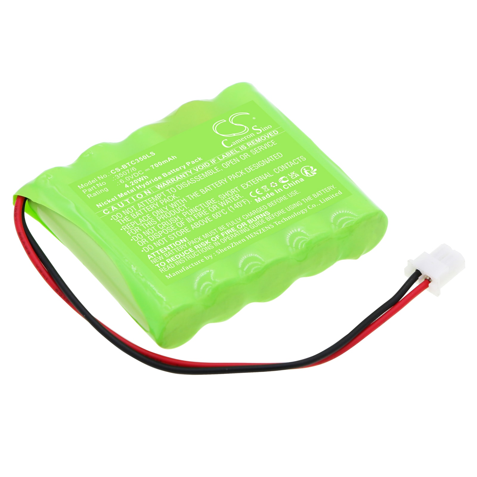 Batteri for alarmsystem for Bticino 3507/6, N/NT/L4070, 3486 etc.