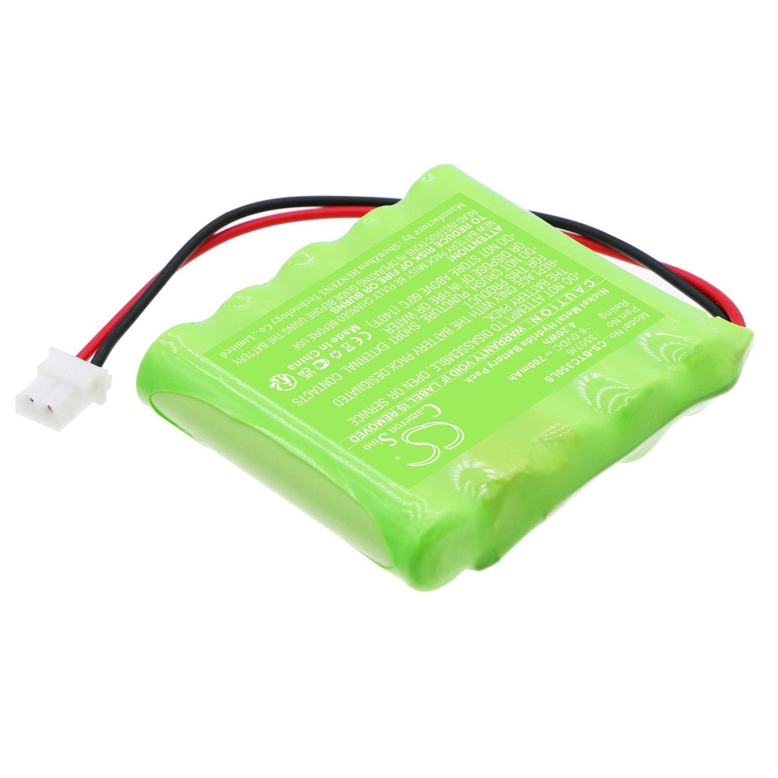Batteri for alarmsystem for Bticino 3507/6, N/NT/L4070, 3486 etc.