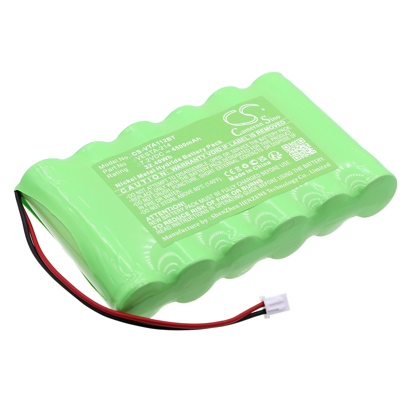 Batteri for alarmsystem for Vesta hybridkraftverk, VESTA-111-NIMH og andre.