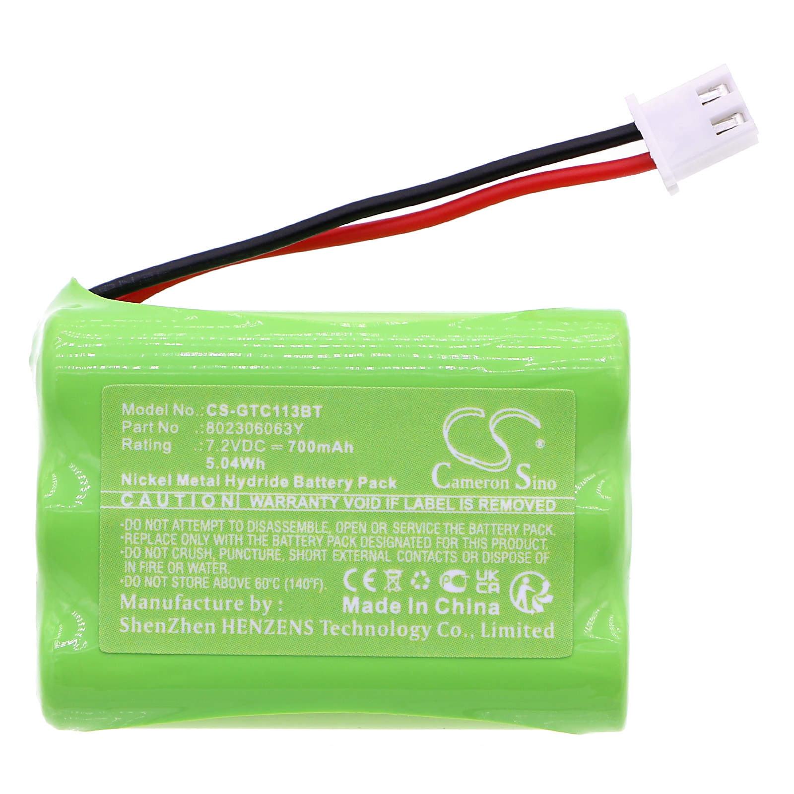 Batteri til alarmsystem for Guardsman Wireless Alarm Control Panel, CTC-1132 og andre.