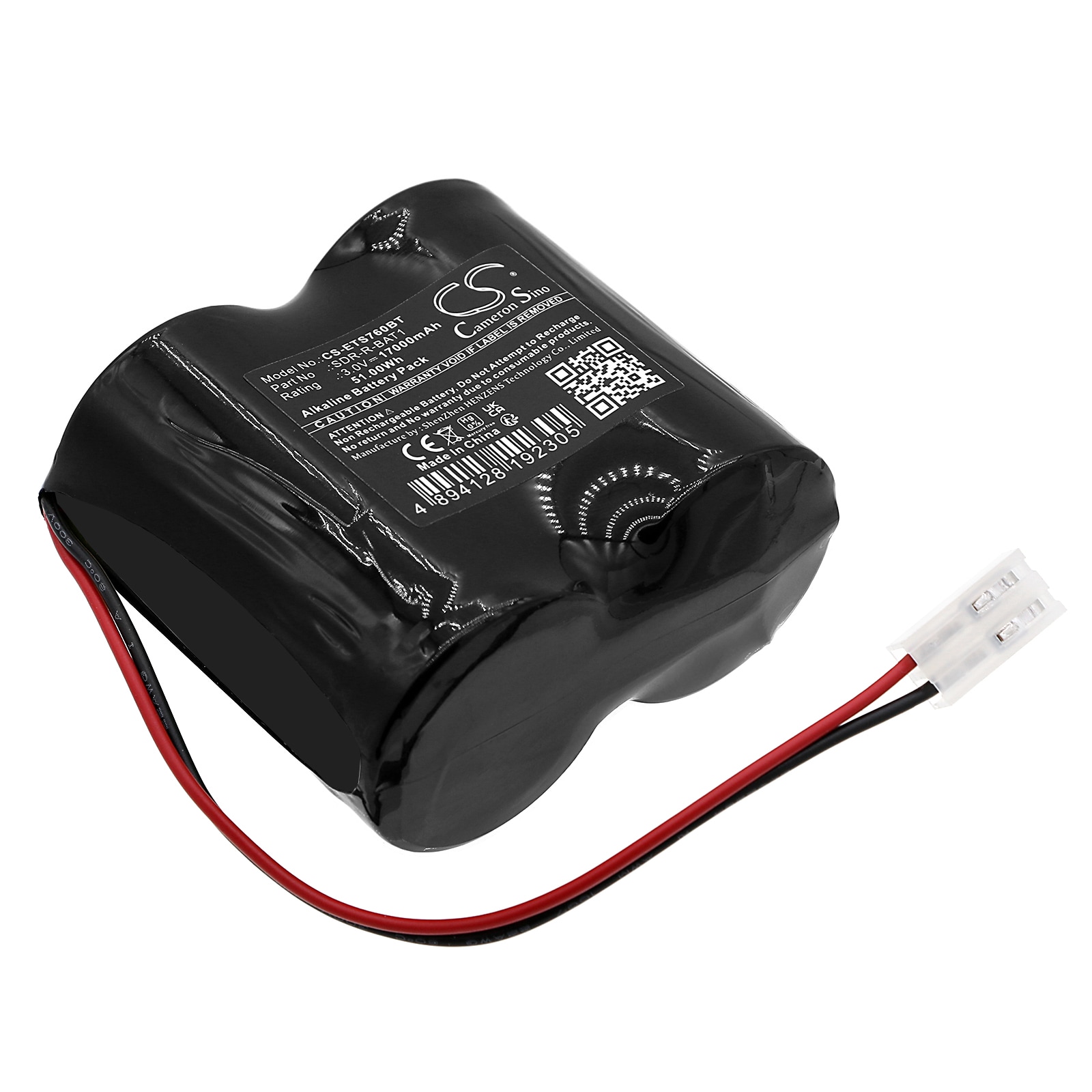 Batteri for alarmsystem for Eaton Scantronic 760SB, 760ES alarm
