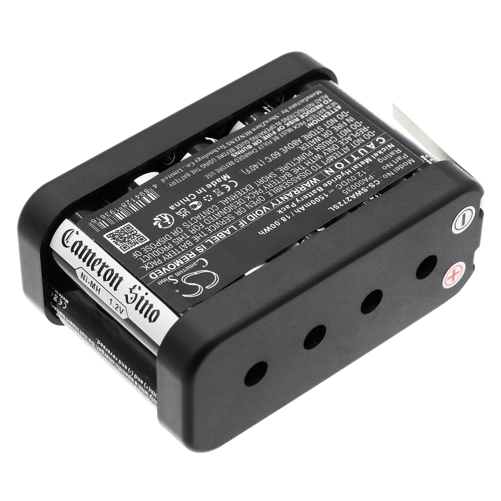 Batteri til alarmsystem for Simon RWA 272, AOV RZ 040, RZ 140 og andre.