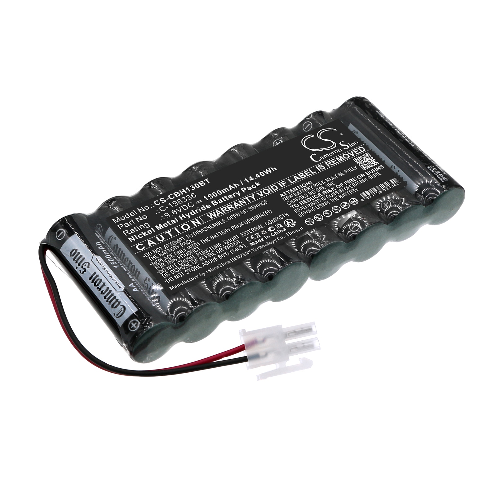 Batteri for alarmsystem for Cobham Alarm, HTO-AA1.3"