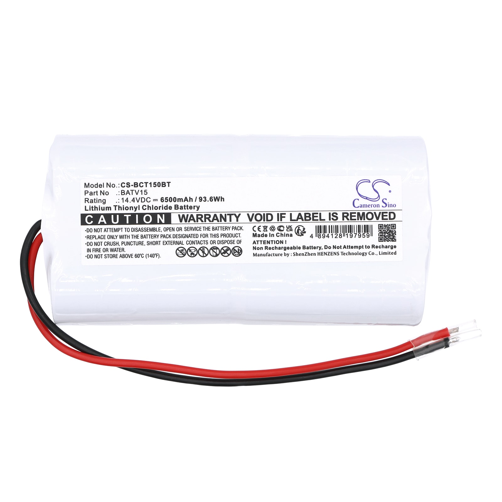 Batteri for alarmsystem for DAITEM DC405, DC636, DC640