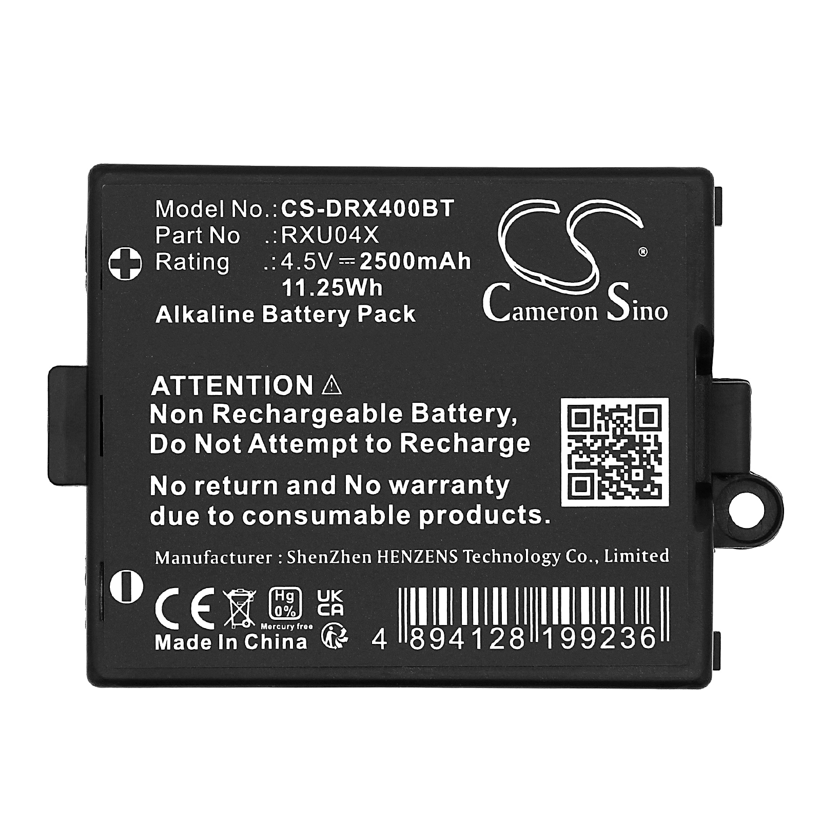 Batteri for alarmsystem for DAITEM D18 Codeeinrichtung SA660AX
