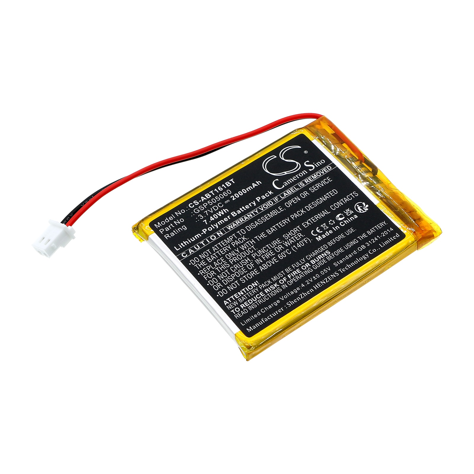 Batteri til alarmsystem for Abus TVAC16001