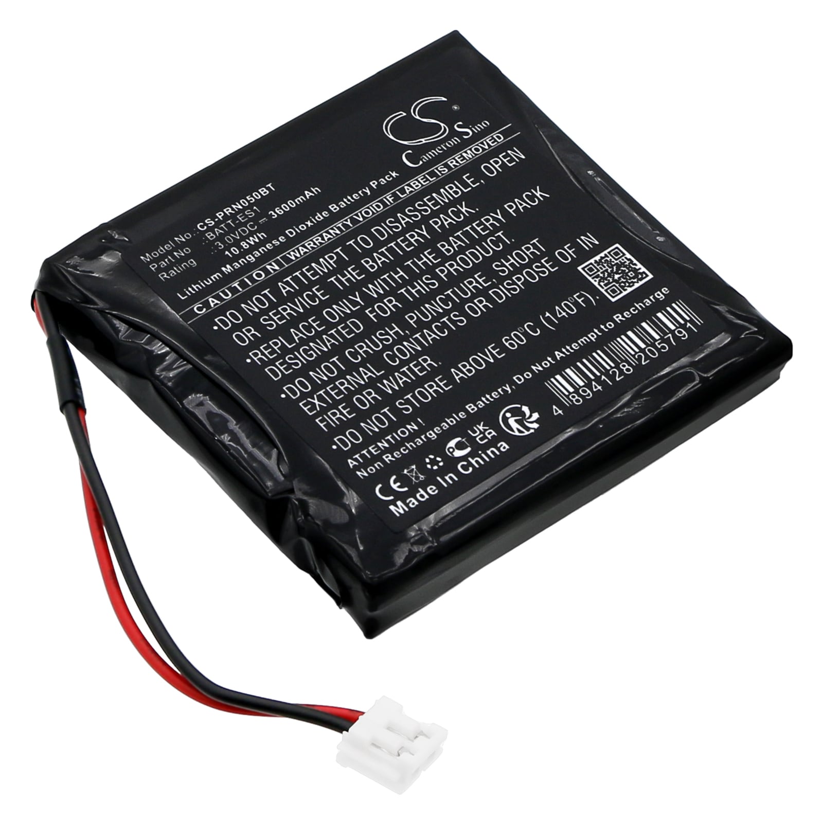 Batteri til alarmsystem for Pyronix Deltabell, XDH10TT1-WE og andre.