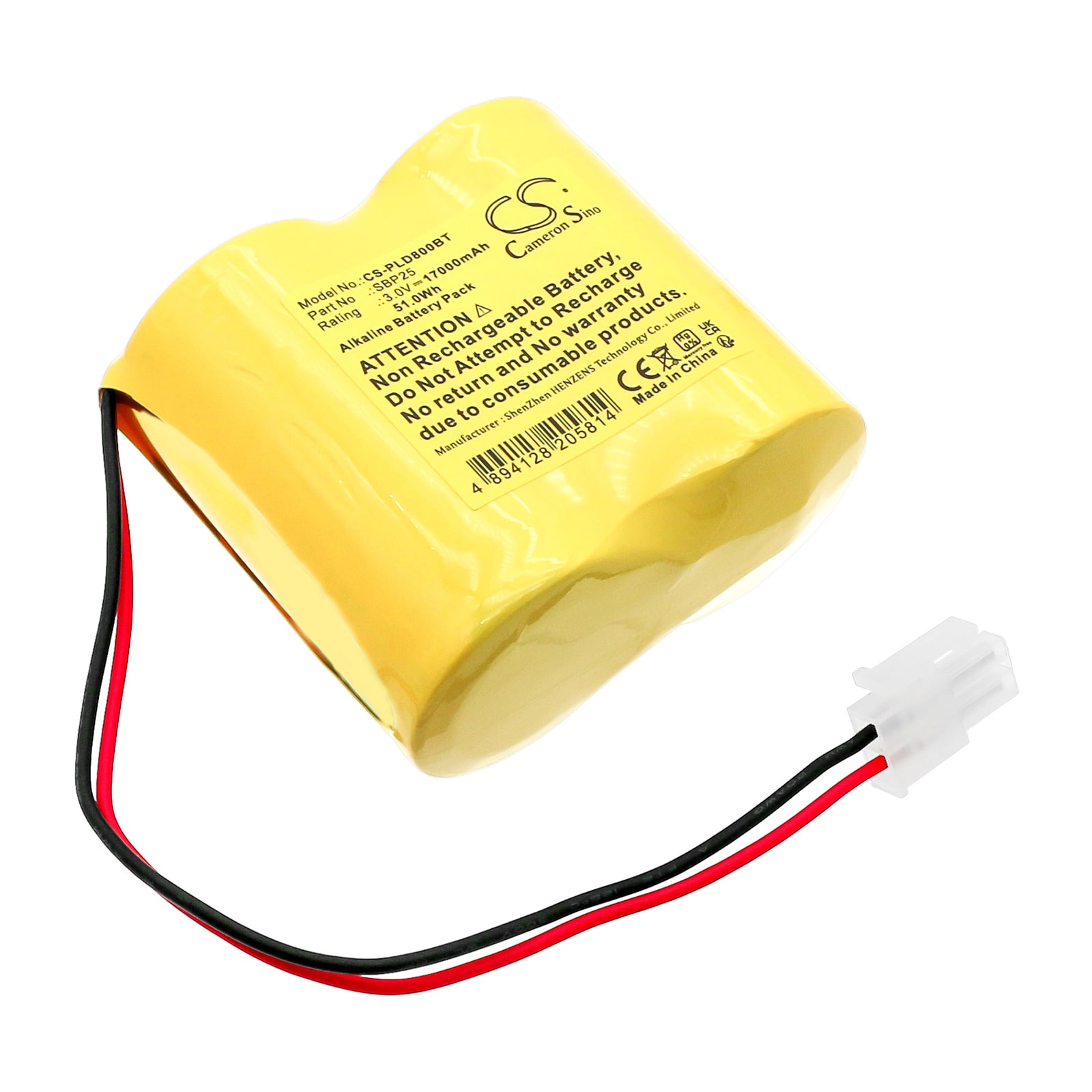 Batteri for alarmsystem for PRIMAPROTECT DSP80-F4