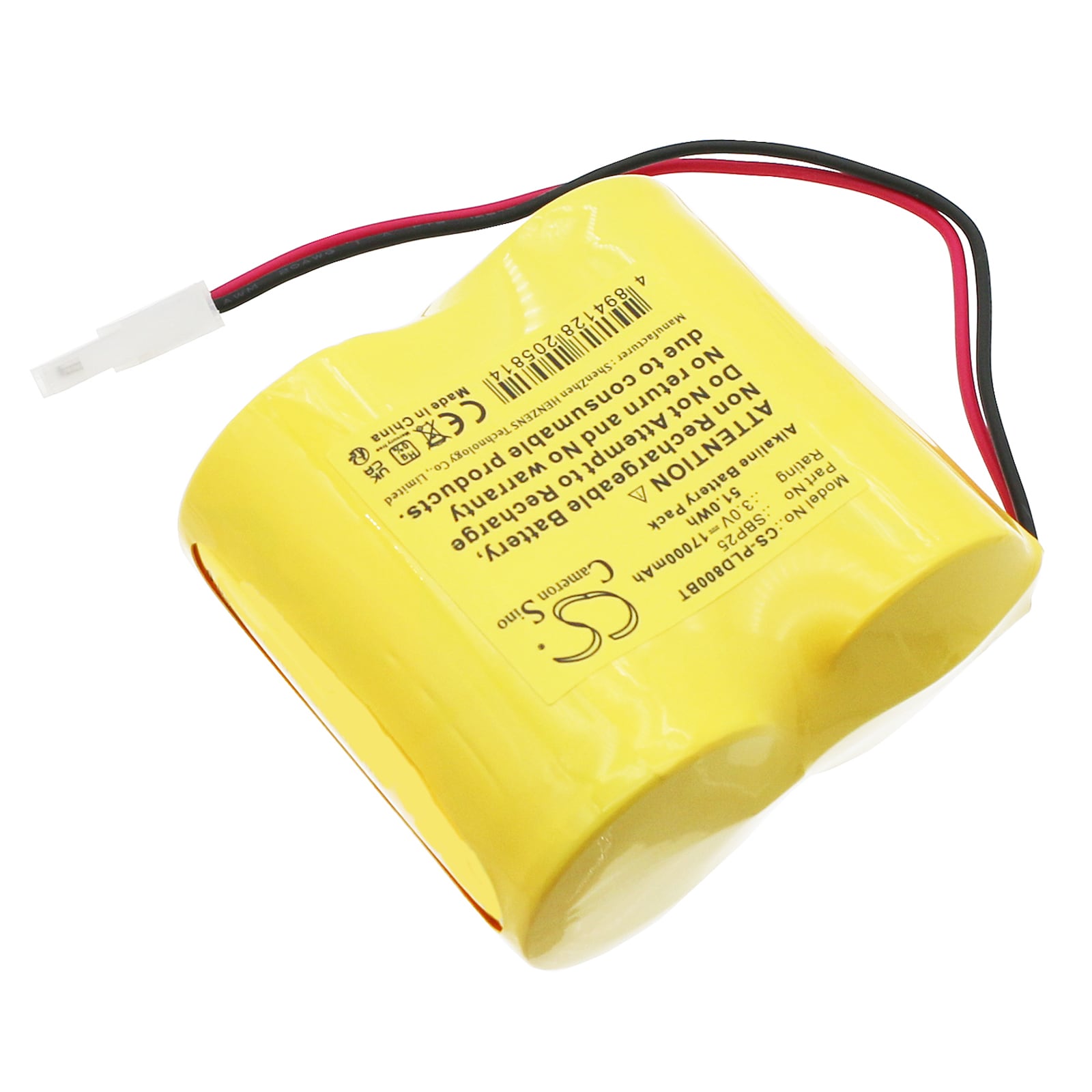 Batteri for alarmsystem for PRIMAPROTECT DSP80-F4
