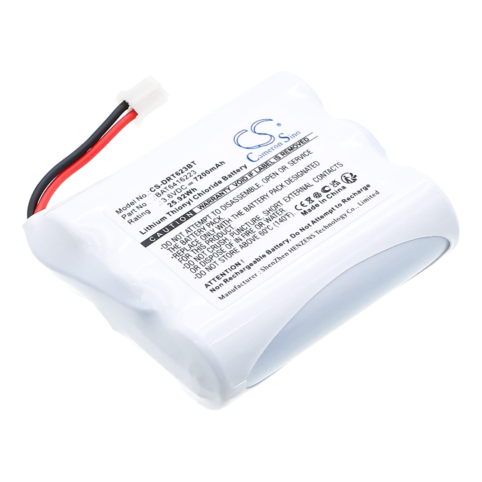 Batteri for alarmsystem for Delta Dore BP CLT 8000 Tyxal+, Bat CLT 8000 TYXAL+