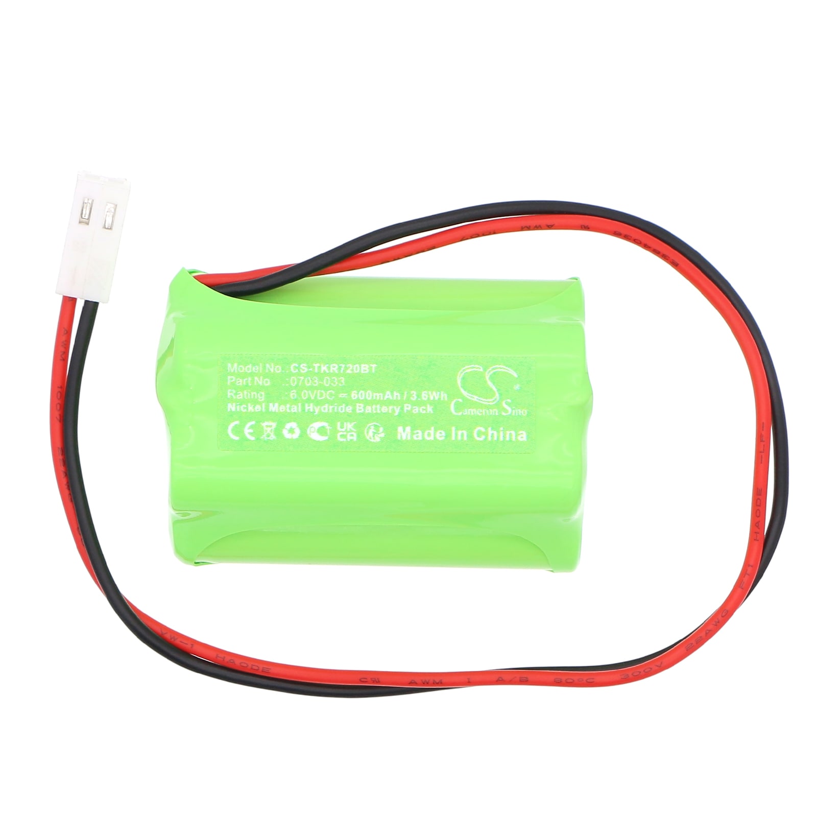 Batteri til alarmsystem for TEKNIM 720WR-sirene