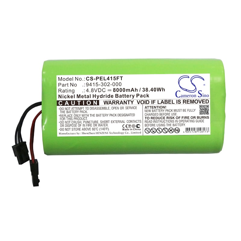 Batteri til lommelykt for Pelican 9415Z0 LED Lantern Zone 0, 9415, 9418 og andre.