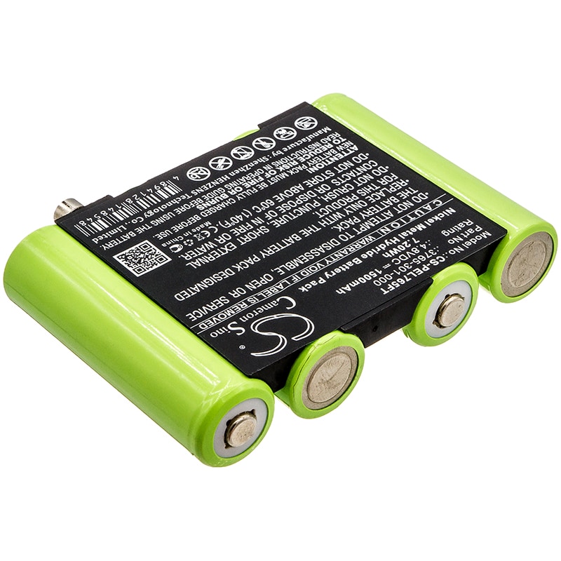 Batteri til lommelykt for Pelican 3769, 3765, 3760Z0 osv.