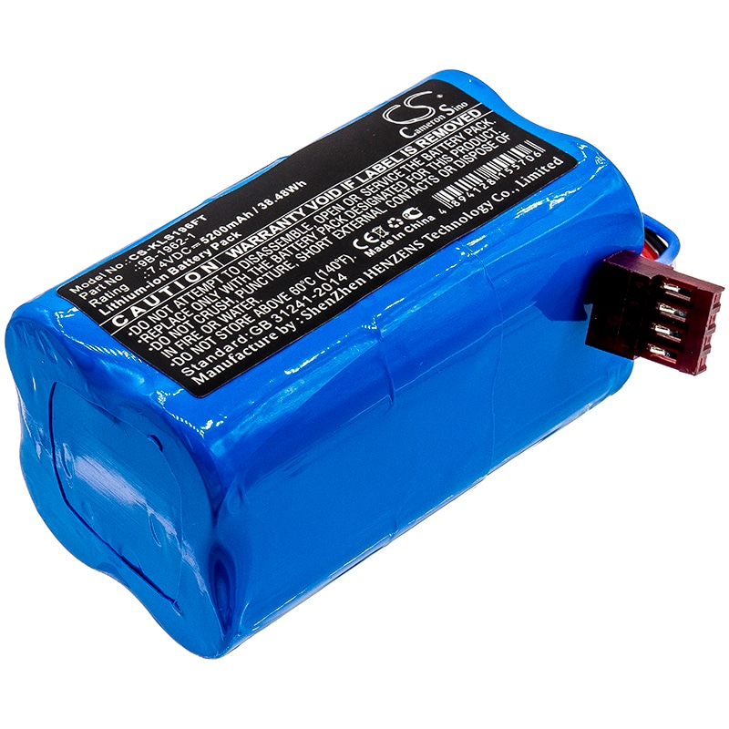 Batteri til lommelykt for Koehler Lighthawk LED, Lighthawk Vision LED, 07712 og andre.